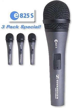SENNHEISER THREEPACK-825S Profesyonel General Amaç Microphone Pack (SENNHEISER THREEPACK825S) ürün görseli 1