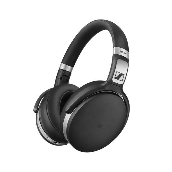 Sennheiser MB 360 UC (508362) - Çift Taraflı, Çift Bağlantılı, Kablosuz, Bluetooth, Adaptif ANC Kulak Üstü Kulaklık Masaüstü Bağlantısı İçin Siyah ürün görseli 1