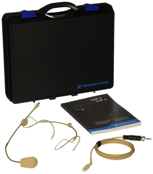 Sennheiser HSP 4-EW-3 MKE platin Konser kapsülü bir kardiyovasküler mikrofon ile ürün görseli 1