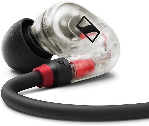 Sennheiser IE 100 PRO Kablosuz Şeffaf Kablosuz Kulak İçi Kulaklıklar Dinamik 10 mm geniş bant dönüştürücü  BT Bağlantı Noktası, USB-C Kablosu Şeffaf ve Siyah (509172) ürün görseli 1