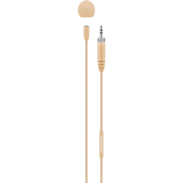 Sennheiser Pro Audio Condenser Omni Lavalier, Beige, (MKE ESSENTIAL 3.5mm) ürün görseli 1
