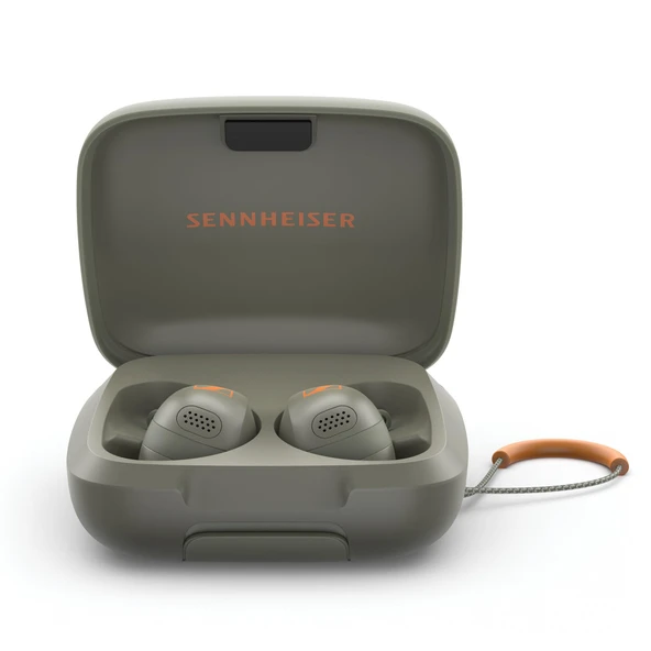 Sennheiser Momentum Sport – Earbuds with Sport Sound Tuning and Adaptive ANC, Secure Fit, 24 Saat Battery Life, Fitness Tracker for Body, Olive ürün görseli 1