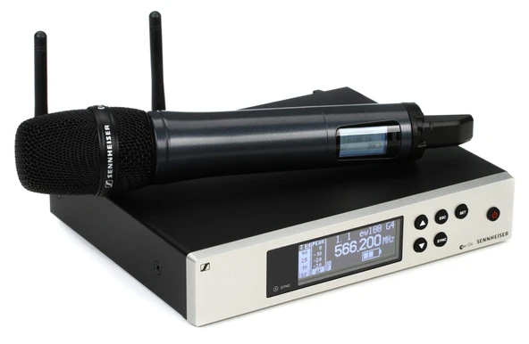 Sennheiser XLR Kablosuz Microphone System, Rugged All-In-One, Up to 100m Transmission Range, Easy Photokization, 20 Uyumlu Kanallar ürün görseli 1