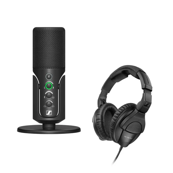 Sennheiser Profil Cardioid Condenser USB-C Microphone ile HD 280 Proses ürün görseli 1