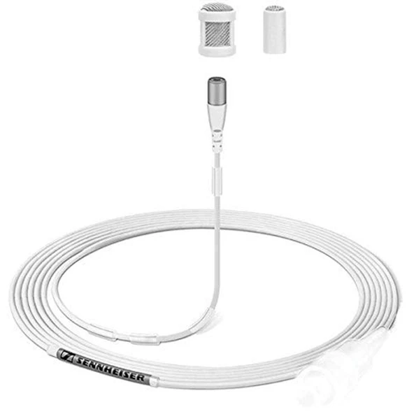 Sennheiser Pro Audio MKE 1-4-1 - Omniwayal Subminiature Lavalier Microphone ile 3Pin Lemows - Whitephone ürün görseli 1