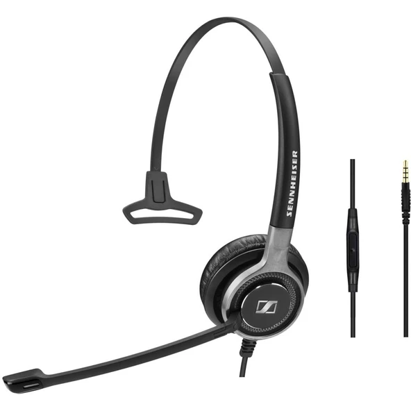 Sennheiser SC 635 (507253) - Single-Sided Business Headset | For Mobile Phone and Tablet | HD Sound & Ultra Gürültü-Cancelling Microphone (Black) ürün görseli 1