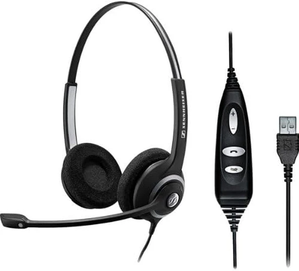 Sennheiser 504408 Headset - Wired Black ürün görseli 1