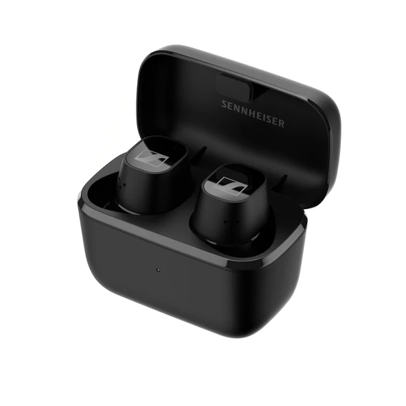 Sennheiser CX Plus Gerçek Kablosuz Bluetooth kulak içi kulaklık: aktif gürültü engelleme,bas güçlendirme, IPX4 ve 24 saat pil ömrü ile müzik dinlemek ve telefon görüşmeleri yapmak, siyah, küçük ürün görseli 1