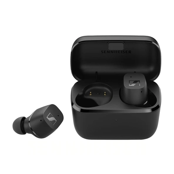 Sennheiser CX True Wireless Earbuds - Bluetooth In-Ear Schneiders for Music and Calls with Passive Gürültü Cancellation, Customizable Touch Controls, Bass Boost, IPX4 ve 27 saatlik Battery Life, Black ürün görseli 1