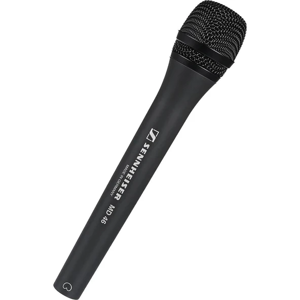 Sennheiser MD 46 kardiyoid röportaj mikrofon, Black ürün görseli 1