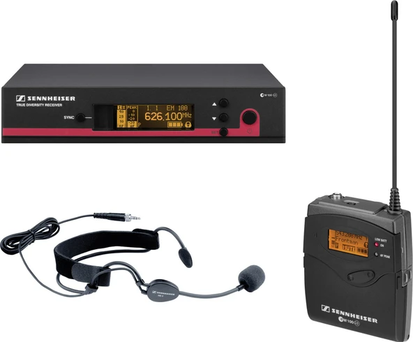 Sennheiser EW 152 G3-B-US baş set EW sistemi ürün görseli 1