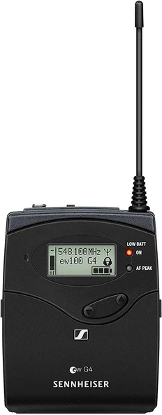 Sennheiser taşınabilir kablosuz yaka mikrofonu seti (EW 112P G4-GB) ürün görseli 1