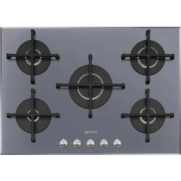 SMEG gazlı ocak NOWA LINEA - PV175S2, gümüş ürün görseli 1