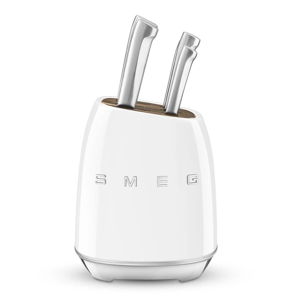 Smeg, bıçak bloğu, KBSF02WH, beyaz ürün görseli 1