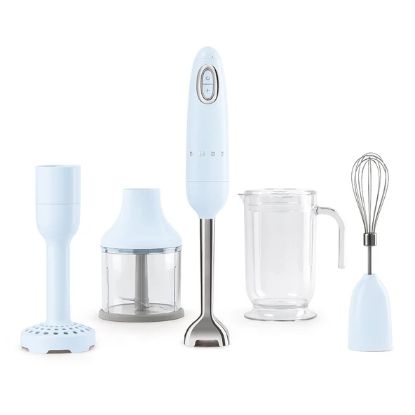 Smeg HBF02PBUS Hand Blender, Bir Boyut, Pastel Blue ürün görseli 1