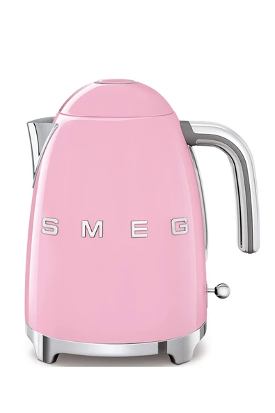 Smeg, KLF03PKEU 1.7L su ısıtıcısı, yumuşak açılan sürahi kapağı, paslanmaz çelikten yapılmış çıkarılabilir kireç önleyici filtre, 100°C'de otomatik kapanma, kaymaz ayaklar, 2400W güç, gül ürün görseli 1