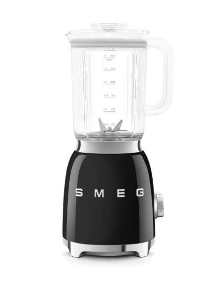 KOBİG BLF03 Retro Style Blender - 48 oz Honda-Free Jug ile 600W Countertop Blender, 3 Speeds + Pulse, Ice Crush & Smoothie Functions - 50s-Inspired Design-Black ürün görseli 1