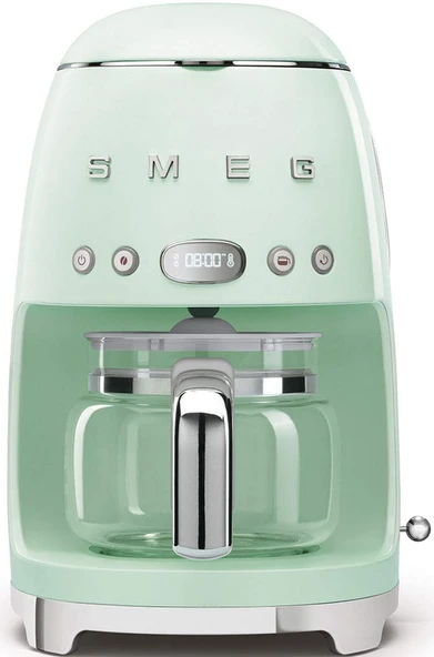 Smeg DCF01PGEU filtre kahve makinesi pastel yeşil ürün görseli 1