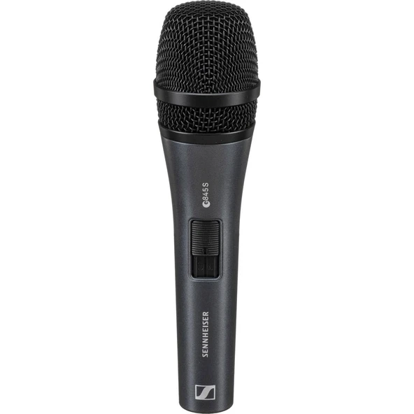 Sennheiser Pro Audio e 845-S Supercardioid Dynamic Vocal Microphone ile On /Off ürün görseli 1