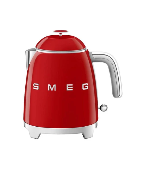 Smeg, Küçük elektrikli su ısıtıcısı KLF05RDEU 0,8 L, paslanmaz çelik filtre, emniyet kapatması, su seviyesi göstergesi, kaymaz taban ve entegre kablo saklama, güç 1400W, kırmızı ürün görseli 1