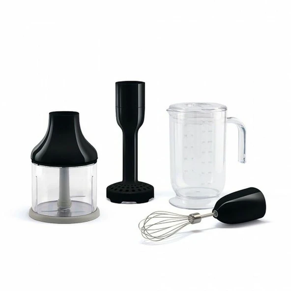 Smeg HBAC11BL Aksesuar El Mikseri 4'lü Siyah Set ürün görseli 1