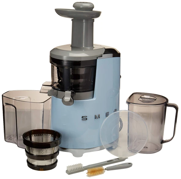 SMEG 1 Slow Juicer, Pastel Blue ürün görseli 1