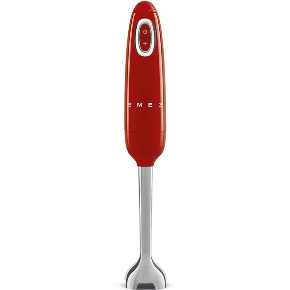 Smeg, HBF01RDEU el blenderi, turbo fonksiyonu ve flowblend kesme sistemi, kaymaz saplı, entegre kablo sarıcı, aksesuarlar dahil değildir, 700W güç, kırmızı ürün görseli 1