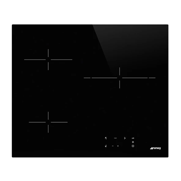 SMEG SE263TD1, UNIVERSAL cam seramik ocak, Siyah cam ürün görseli 1