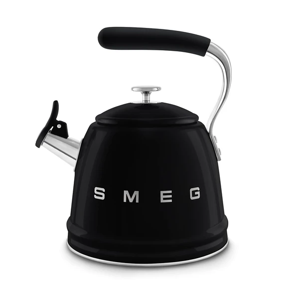 SMEG Retro Stovetop Whistling Su - 2.4Q (Black) ürün görseli 1