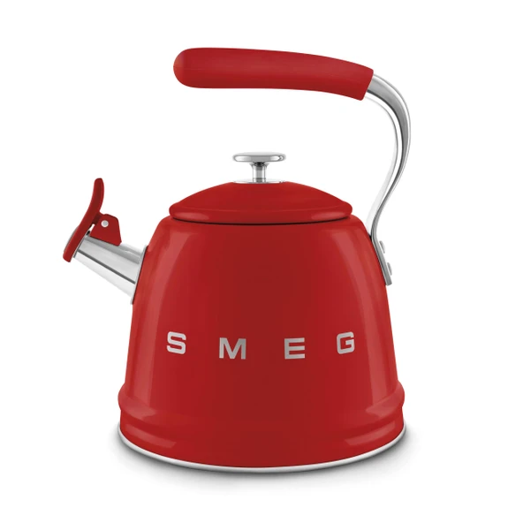 SMEG Retro Stovetop Whistling Su - 2.4Q (Red) ürün görseli 1