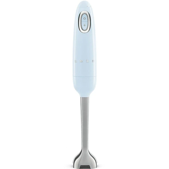 Smeg, HBF11PBEU el blenderi, turbo fonksiyonu ve flowblend kesme sistemi, kaymaz saplı, entegre kablo tamburu, aksesuarlar dahil değildir, güç 700 W, pastel mavi ürün görseli 1