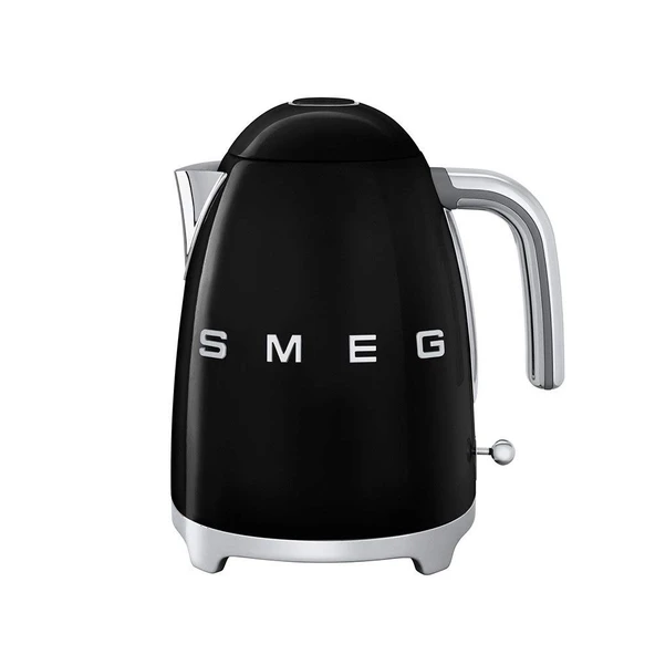 Smeg 50s Style 1.75-qt. Paslanmaz Çelik Değişken Sıcaklık Elektrikli Su Renk: Siyah ürün görseli 1