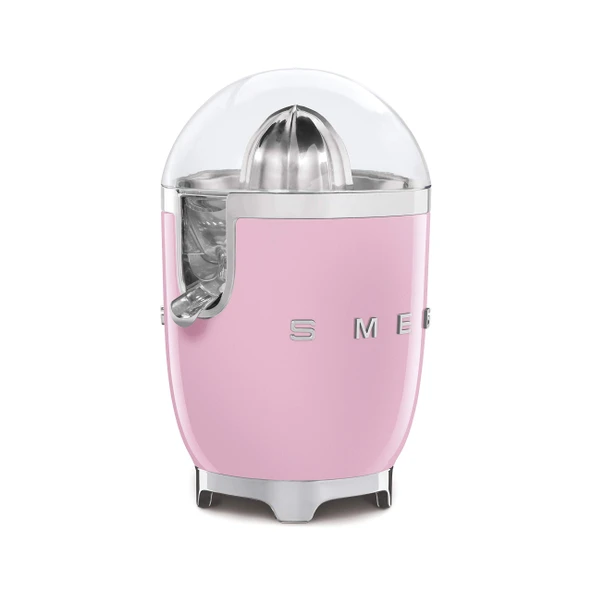 SMEG 50s Retro Style Citrus Juicer ile Drip Free Spout, Otomatik Aktivasyon ve Verimli Straining, Pink CFJ11PUSKUS ürün görseli 1