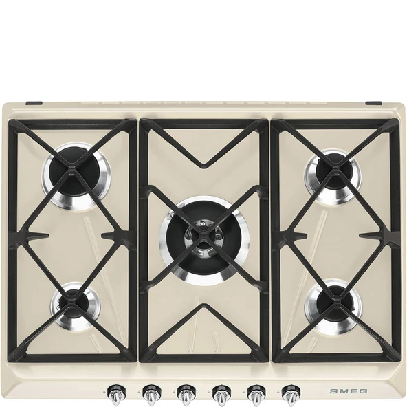 SMEG gazlı ocak VICTORIA - SR975PGH, krem ​​rengi ürün görseli 1