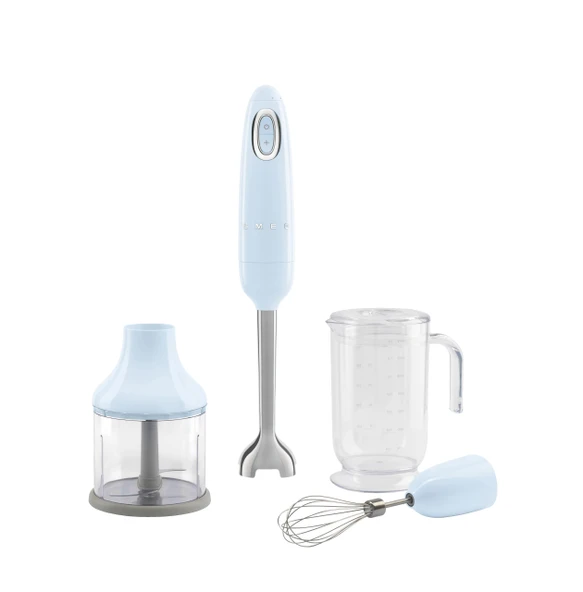 Smeg, HBF03PBEU el blenderi, pastel mavi ürün görseli 1