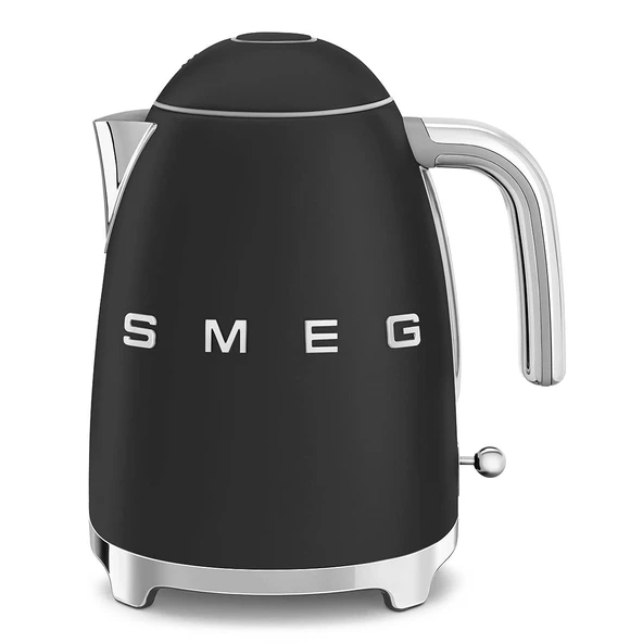 SMEG 50s Retro Style Electric Water Su Su Otomatik Shutoff, Reforce Base ve Water Göstergesi, KLF03BLMUS, Matte Black Water Su Su Su ısıtıcısı ürün görseli 1