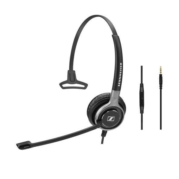 Sennheiser Century SC 635 – Kulaklık – Kulaklık – Kablolu – Jak 3,5 mm – Siyah/Gümüş ürün görseli 1