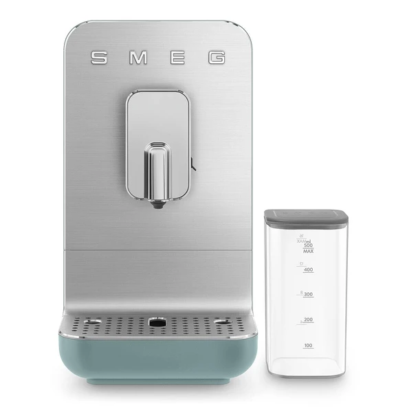 Smeg, Otomatik Espresso Makinesi BCC13EGMEU, Süt Sistemi, Entegre Kahve Öğütücü, Termoblok Sistemi, 1,4 L, Çıkarılabilir Damlama Çekmecesi, Kompakt Boyut, 1350W, Zümrüt ürün görseli 1