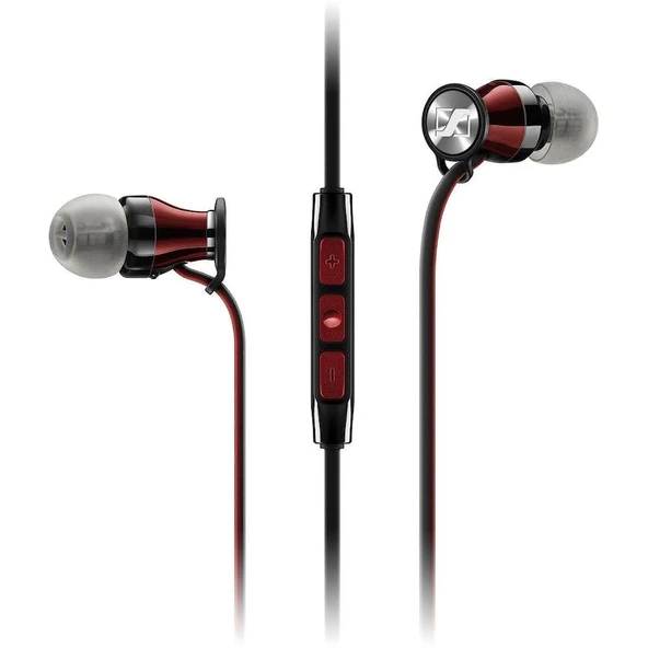 Sennheiser 506231 Momentum kulak içi kulaklık (iPhone/iPod/iPad için) siyah/kırmızı ürün görseli 1