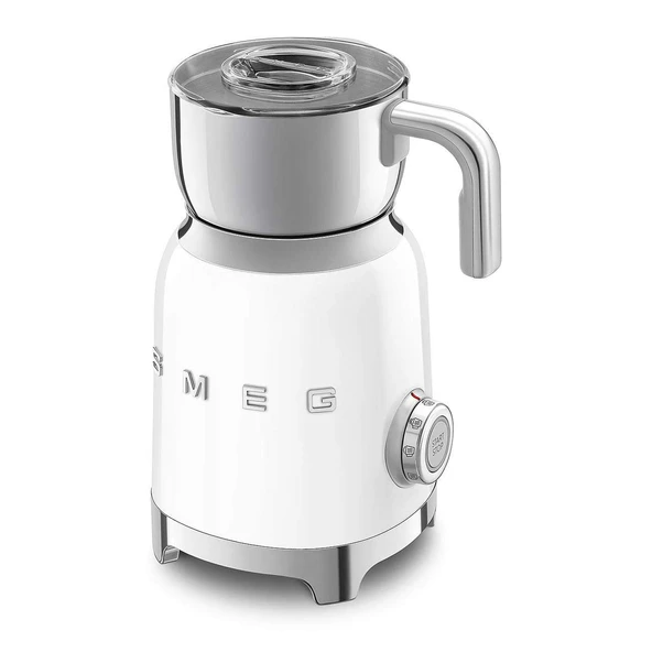 Smeg MFF01WHEU, 600, alüminyum, beyaz süt köpürtücü 2318 yıl yerinde garanti ürün görseli 1