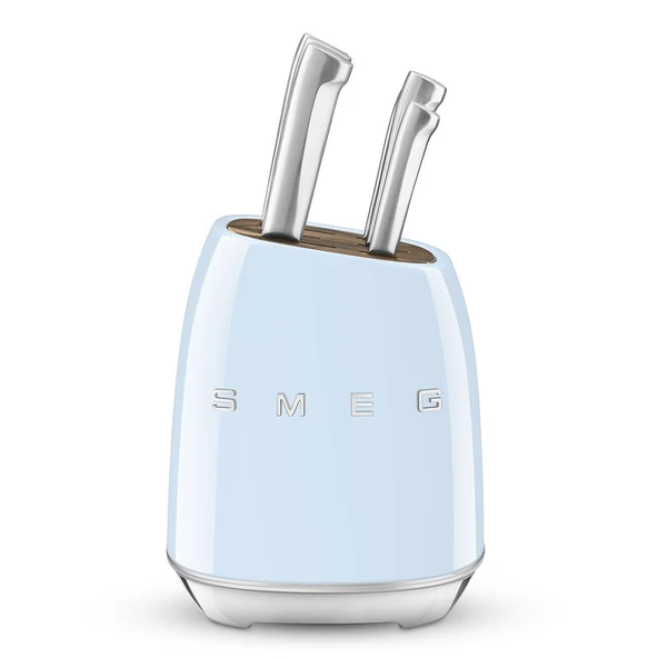 Smeg, bıçak bloğu, KBSF02PB, açık mavi ürün görseli 1