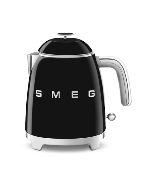 SMEG Mini 50s Retro Style 3 Cup Elektrikli Su Çift Duvar Anti Slip Base ve Water Level Göstergesi (Black) ürün görseli 1