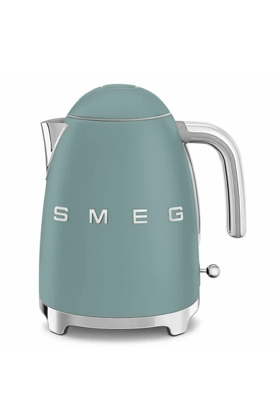 Smeg KLF03EGMEU su ısıtıcı zümrüt yeşili, 50'li yıllar tarzında estetik ürün görseli 1