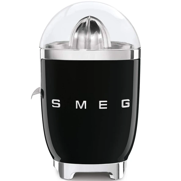 SMEG 50s Retro Style Citrus Juicer ile Drip Free Spout, Otomatik Aktivasyon ve Verimli Straining, Siyah ürün görseli 1