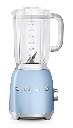 Smeg BLF01PBUS 50s Retro Style Estetik Blender (600 W Motor), Pastel Blue ürün görseli 1