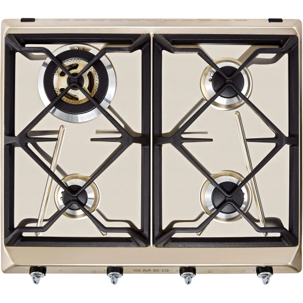 Smeg SR964 X GH ankastre gazlı paslanmaz çelik ocak ürün görseli 1