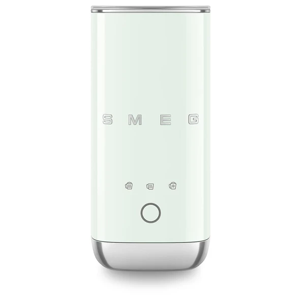 Smeg, MFF02PGEU Elektrikli Süt Köpürtücü, 3 İçecek Fonksiyonlu, Çıkarılabilir Çırpıcı, Yapışmaz Seramik Kaplama, 500W, Açık Yeşil ürün görseli 1