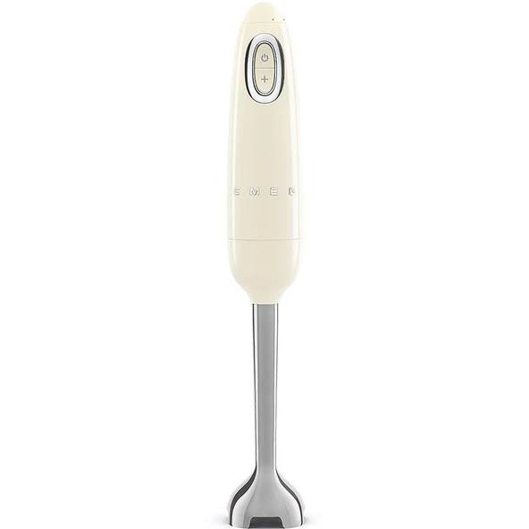 Smeg, HBF01CREU el blenderi, turbo fonksiyonlu ve flowblend kesme sistemi, kaymaz saplı, entegre kablo sarıcı, aksesuarlar dahil değildir, 700W güç, krem ürün görseli 1