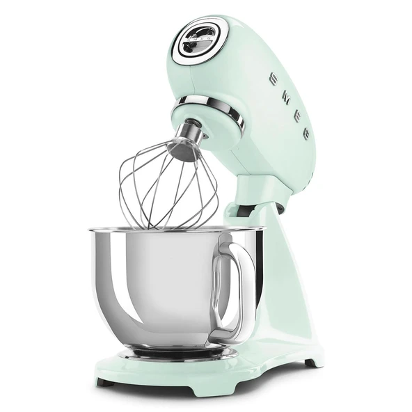 SMEG SMF03 Stand Mixer - 5 Qt Tilt-Head Mixer paslanmaz Steel Bowl, 10 Hız, Retro 50s Vintage Style - Pastel Green ürün görseli 1