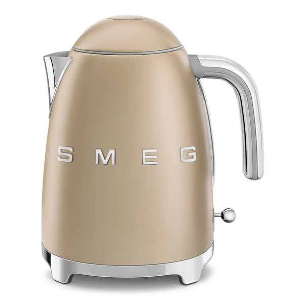 SMEG 50s Retro Style 7 Cup Electric Water Su Su Otomatik Shutoff, Reforce Base ve Water Gösterge, KLF03CHMUS, Matte Campagne ürün görseli 1